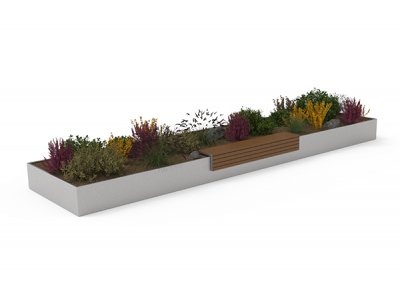 AKRI®300钢保留种植,不锈钢,座椅与长凳