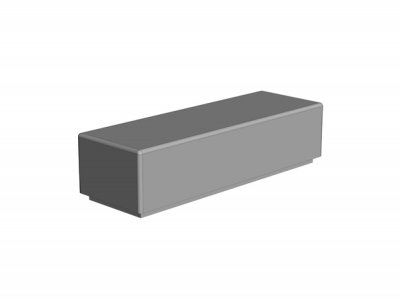 COR180芯混凝土矩形座椅