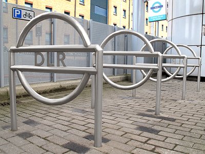 DLR抛光不锈钢自行车架