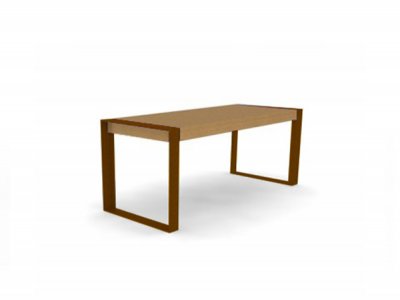 2000mm长x 810mm标准桌,带木条、木饰板和PPC画框支架