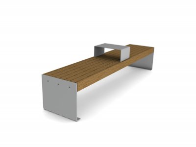 2.4米工作台,木条,木面板,板端支撑和钢平板表面(ELES112P7070-BENCHTNG)