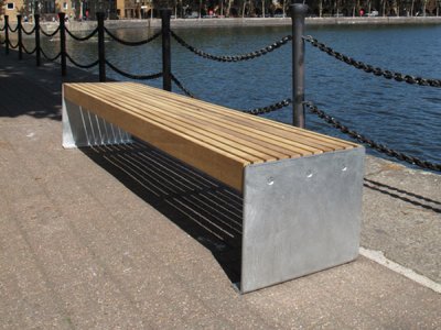 2.4米工作台,小的侧到侧木板和镀锌板端(ELES112P7070-BENCKNG)