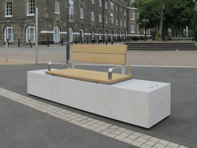 Fortis,半长2人座位平台,扶手和高靠背