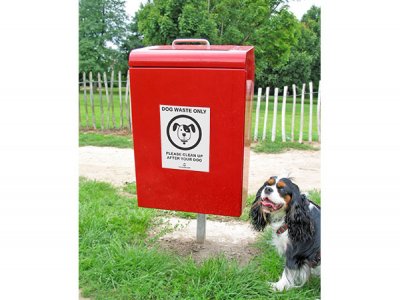 幸运钢狗垃圾桶PPC红色