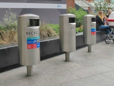 ZEN560不锈钢垃圾回收垃圾桶