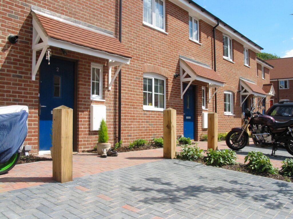 garrick住宅街木板