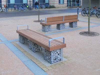 Elements®Gabion2.4M座椅和长凳